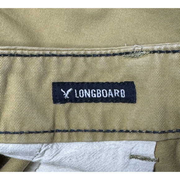 American Eagle Shorts Mens 30 Tan Longboard Chino‎ Classic Neutral Casual - Picture 5 of 7